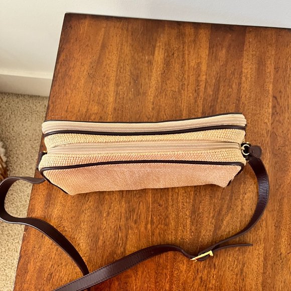 Etienne Aigner Tan and Brown Crossbody Bag - Picture 5 of 15